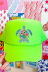 Seaside Sparkle Turtle Otto Foam Front Trucker Hat