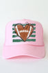 Green Football Sweetheart Otto Foam Front Trucker Hat