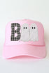 Gingham & Lace Boo Otto Foam Front Trucker Hat