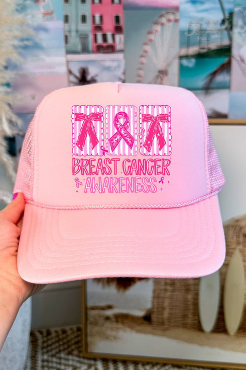Pretty In Pink Awareness Otto Foam Front Trucker Hat