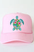 Seaside Sparkle Turtle Otto Foam Front Trucker Hat