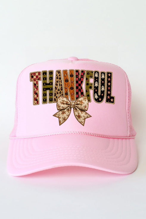 Thankful Fall Spirit Otto Foam Front Trucker Hat