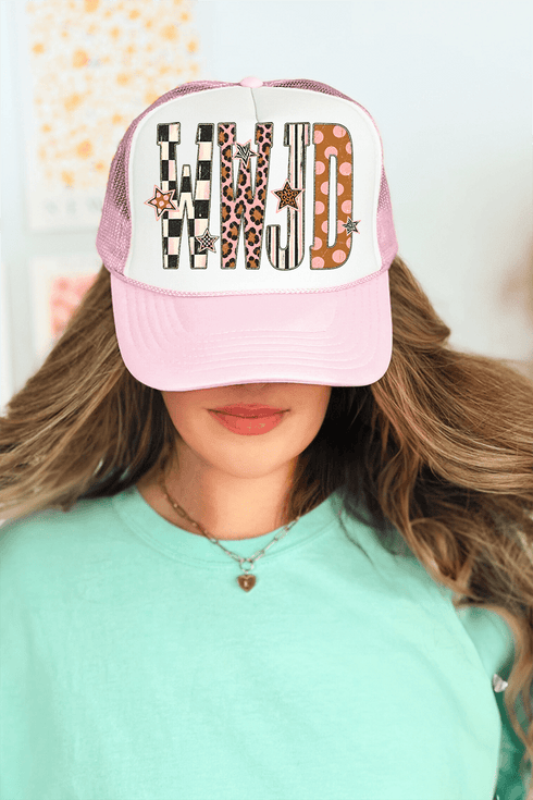 WWJD Pattern Pop Otto Foam Front Trucker Hat