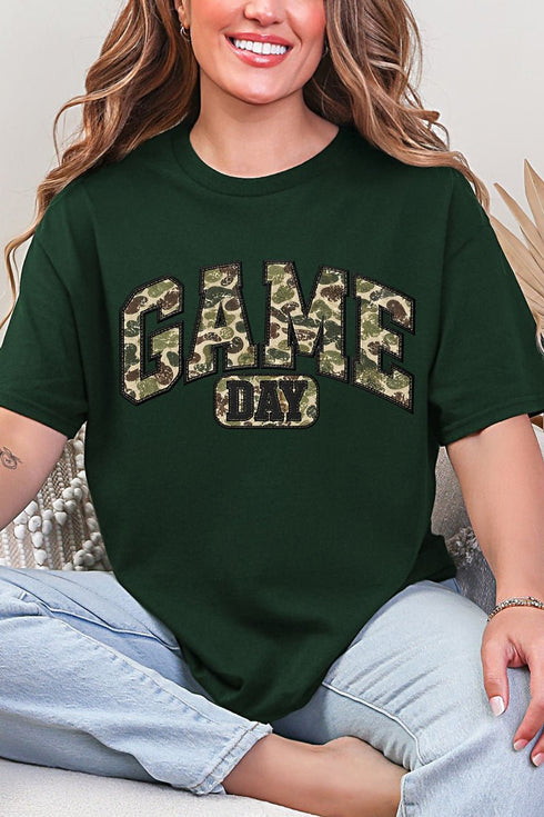 Camo Game Day Short Sleeve Relaxed Fit T-Shirt