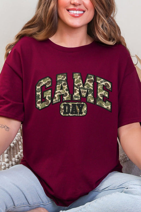 Camo Game Day Short Sleeve Relaxed Fit T-Shirt