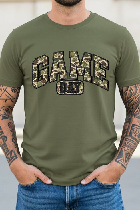 Camo Game Day Short Sleeve Relaxed Fit T-Shirt