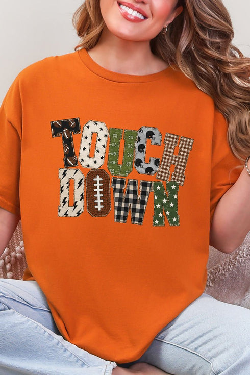 Touchdown Patterned Play Short Sleeve Relaxed Fit T-Shirt