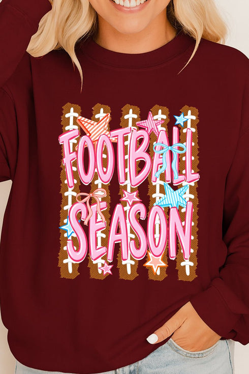 Football Season Energy Heavy Cotton Long Sleeve Adult T-Shirt