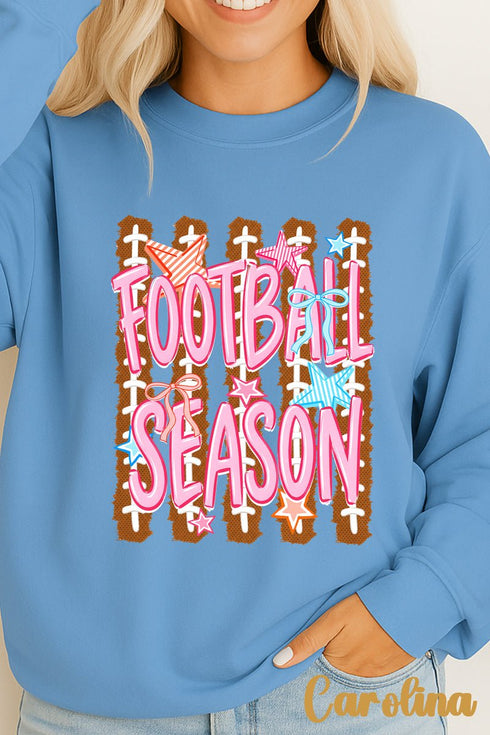 Football Season Energy Heavy Cotton Long Sleeve Adult T-Shirt