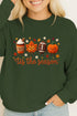 Tis the Season Faux Knit Collage Heavy Cotton Long Sleeve Adult T-Shirt