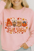 Faux Knit Cozy Fall Vibes Heavy Cotton Long Sleeve Adult T-Shirt