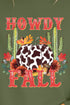 Desert Howdy Fall Heavy Cotton Long Sleeve Adult T-Shirt