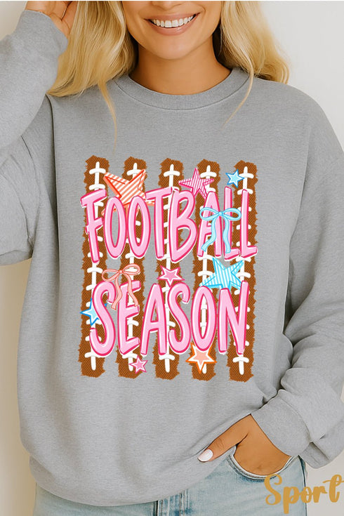 Football Season Energy Heavy Cotton Long Sleeve Adult T-Shirt