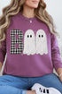 Gingham & Lace Boo Comfort Colors Heavyweight Long T-Shirt