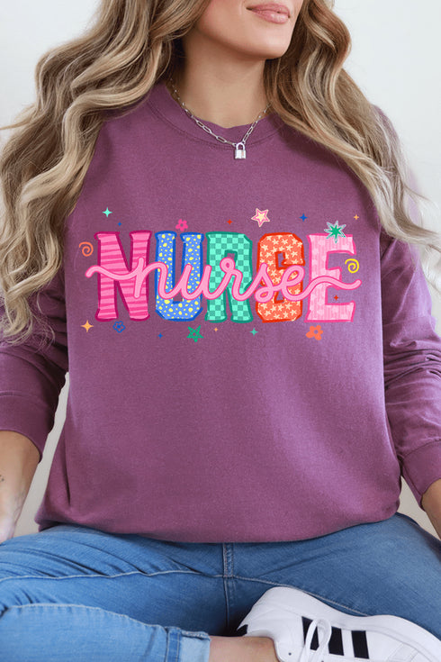 Nurse Energy Comfort Colors Heavyweight Long T-Shirt