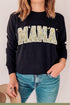 Buzzing Blooms Mama Comfort Colors Heavyweight Long T-Shirt