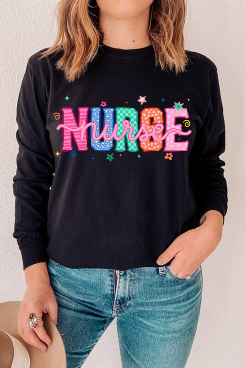 Nurse Energy Comfort Colors Heavyweight Long T-Shirt