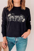 Some Things Are Better Left Alone Comfort Colors Heavyweight Long T-Shirt