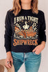 Tight Shipwreck Goose Comfort Colors Heavyweight Long T-Shirt