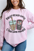 Iced Coffee & True Crime Comfort Colors Heavyweight Long T-Shirt