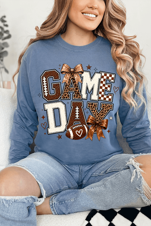 Game Day Spirit Comfort Colors Heavyweight Long T-Shirt