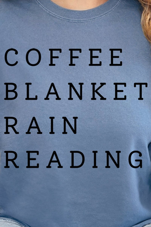 Rainy Day Reading Comfort Colors Heavyweight Long T-Shirt