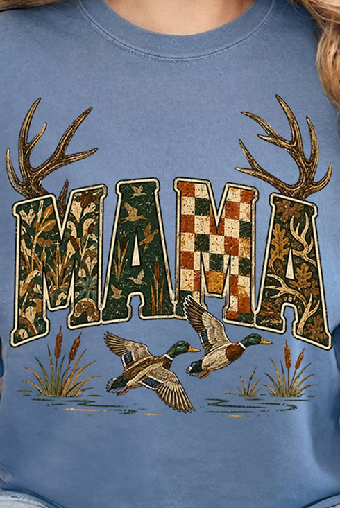 Woodland Mama Comfort Colors Heavyweight Long T-Shirt