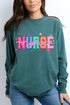 Nurse Energy Comfort Colors Heavyweight Long T-Shirt