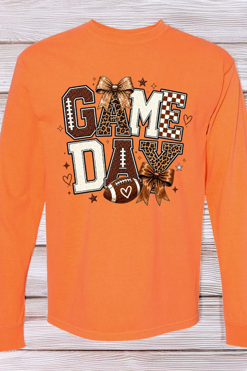 Game Day Spirit Comfort Colors Heavyweight Long T-Shirt