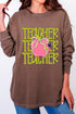Apple For The Teacher Comfort Colors Heavyweight Long T-Shirt