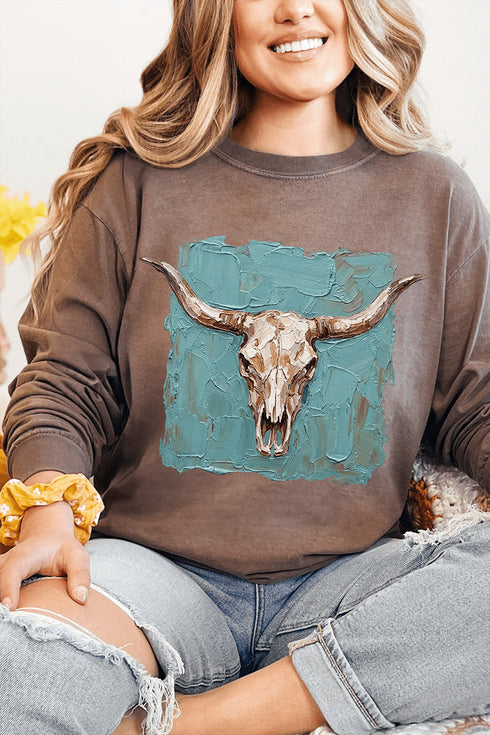 Longhorn Gallery Comfort Colors Heavyweight Long T-Shirt