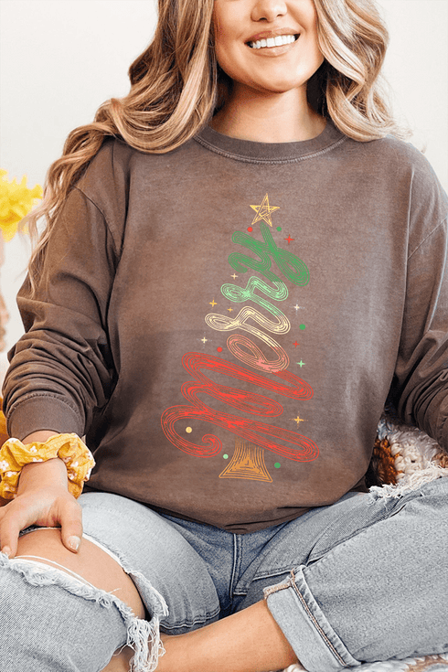 Merry In Motion Comfort Colors Heavyweight Long T-Shirt