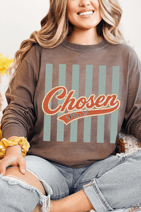 Team Chosen Comfort Colors Heavyweight Long T-Shirt