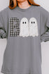 Gingham & Lace Boo Comfort Colors Heavyweight Long T-Shirt