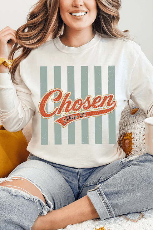 Team Chosen Comfort Colors Heavyweight Long T-Shirt