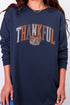 Thankful Sketch Comfort Colors Heavyweight Long T-Shirt