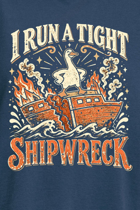Tight Shipwreck Goose Comfort Colors Heavyweight Long T-Shirt