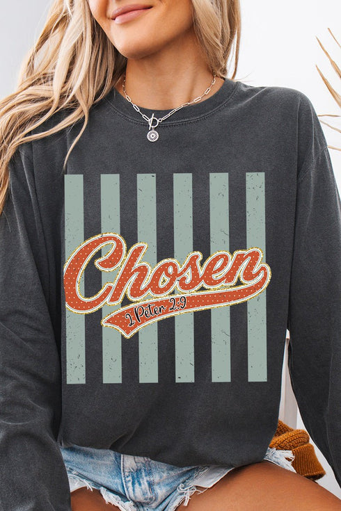 Team Chosen Comfort Colors Heavyweight Long T-Shirt