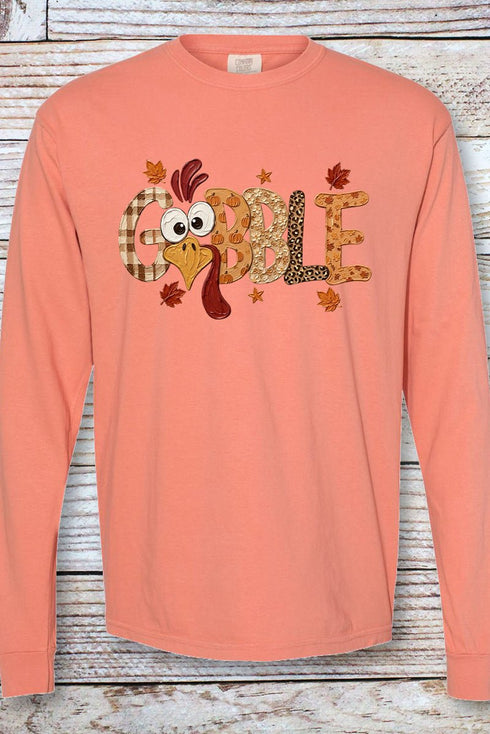 Gobble Season Comfort Colors Heavyweight Long T-Shirt