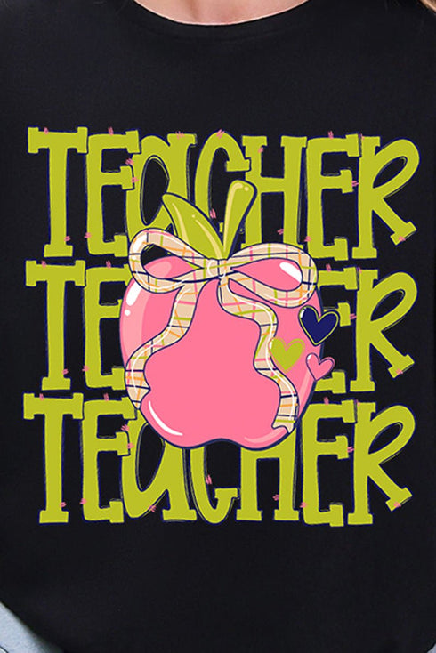 Apple For The Teacher Softstyle Adult T-Shirt