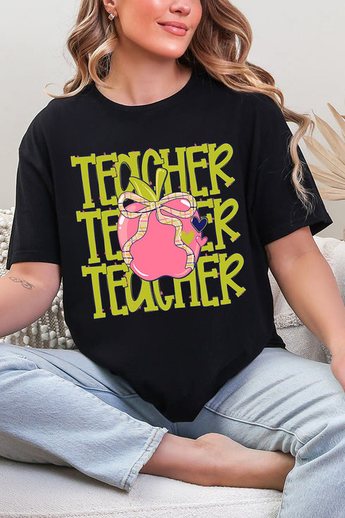 Apple For The Teacher Softstyle Adult T-Shirt