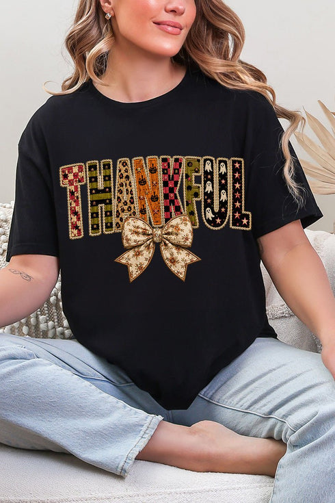 Thankful Fall Spirit Softstyle Adult T-Shirt