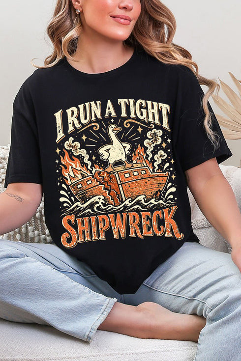 Tight Shipwreck Goose Softstyle Adult T-Shirt