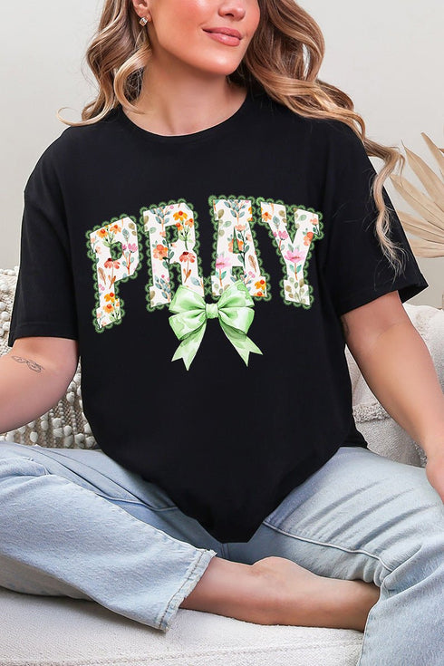 Watercolor Petaled Pray Softstyle Adult T-Shirt