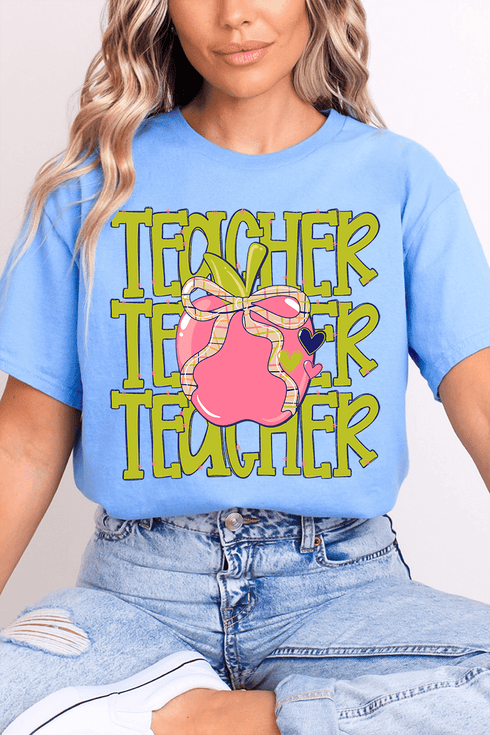 Apple For The Teacher Softstyle Adult T-Shirt