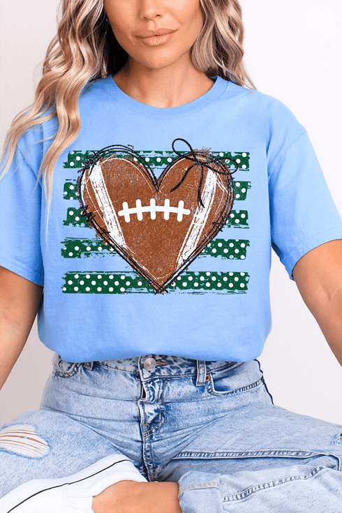 Green Football Sweetheart Softstyle Adult T-Shirt