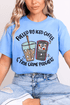 Iced Coffee & True Crime Softstyle Adult T-Shirt