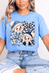 Winter Check Snowmen Softstyle Adult T-Shirt