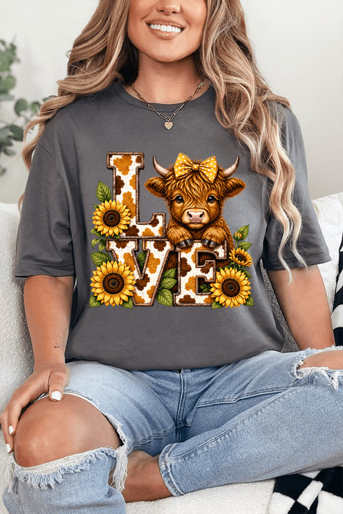 Little Highland Love Softstyle Adult T-Shirt