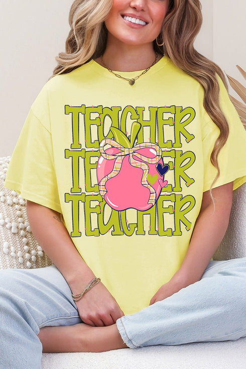 Apple For The Teacher Softstyle Adult T-Shirt